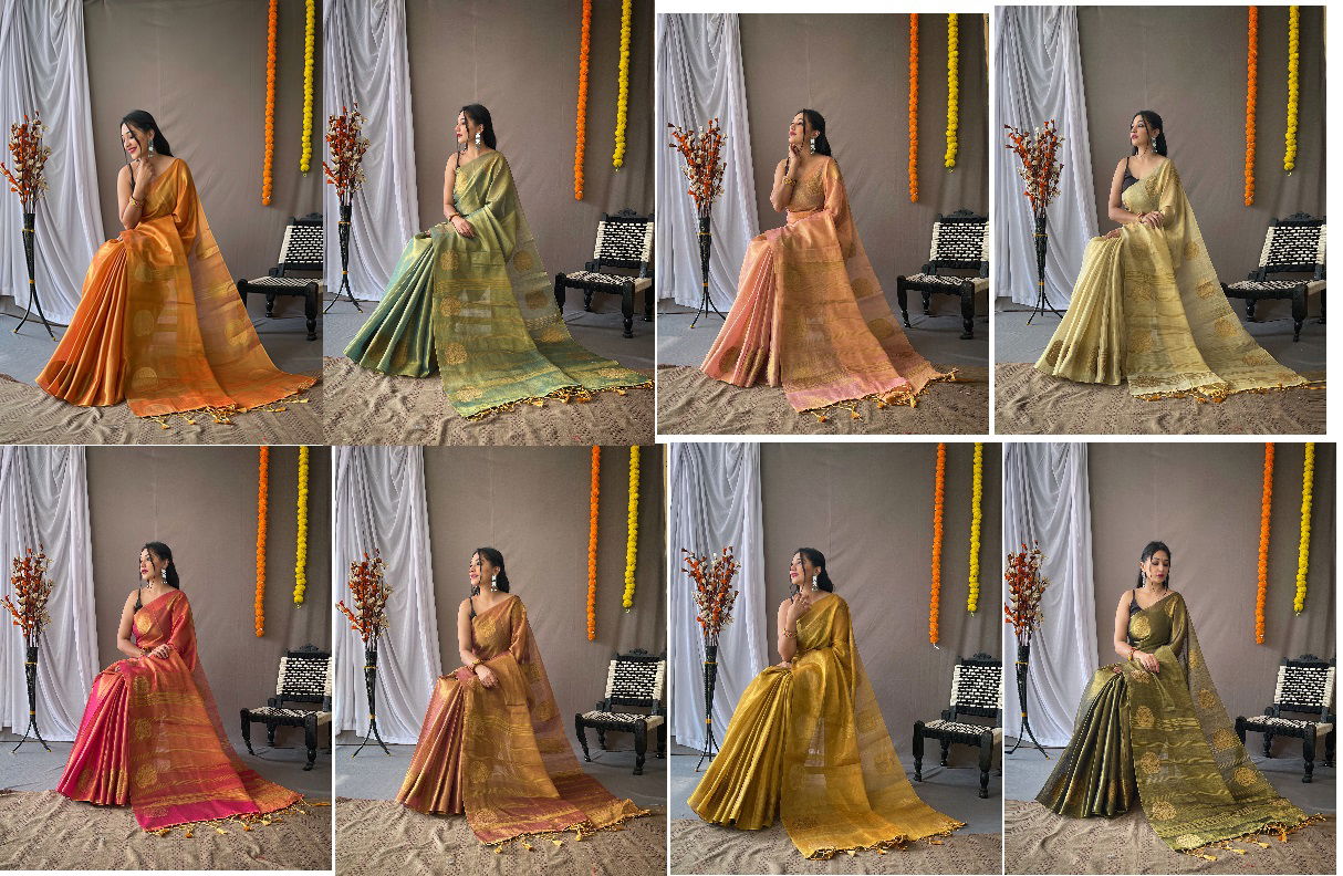 Gulabo Beatiful Colors Party Wear Sarees Catalog