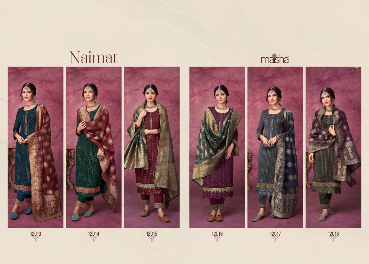 Naimat By Maisha 12013-12018 Designer Salwar Suit Catalog