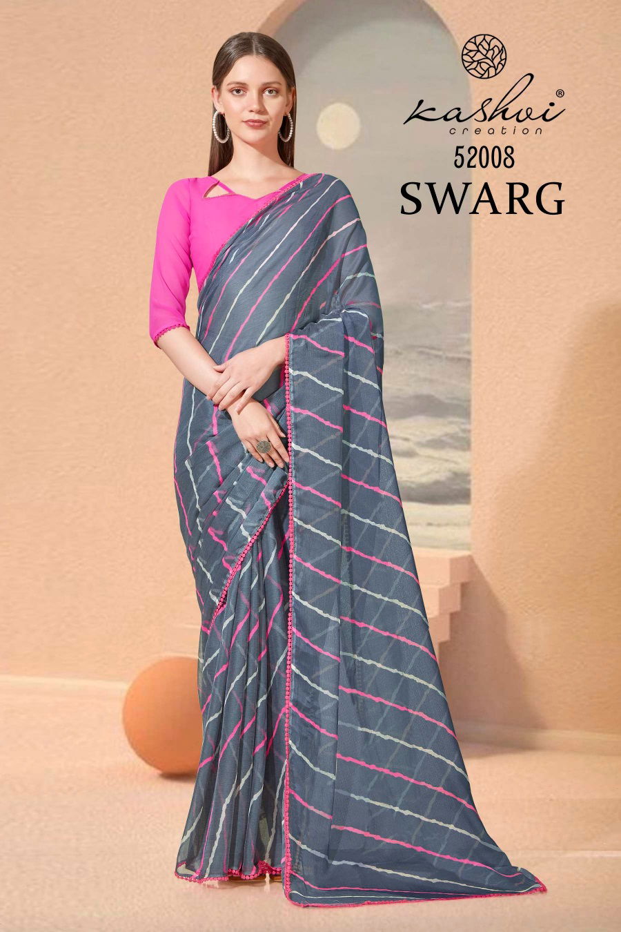 Kashvi Swarg By Lt 52001-52010 Daily Wear Sarees Catalog