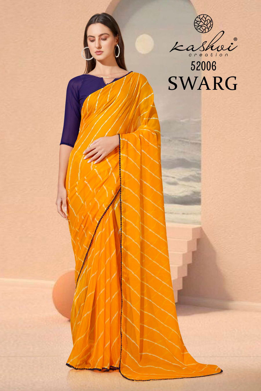 Kashvi Swarg By Lt 52001-52010 Daily Wear Sarees Catalog