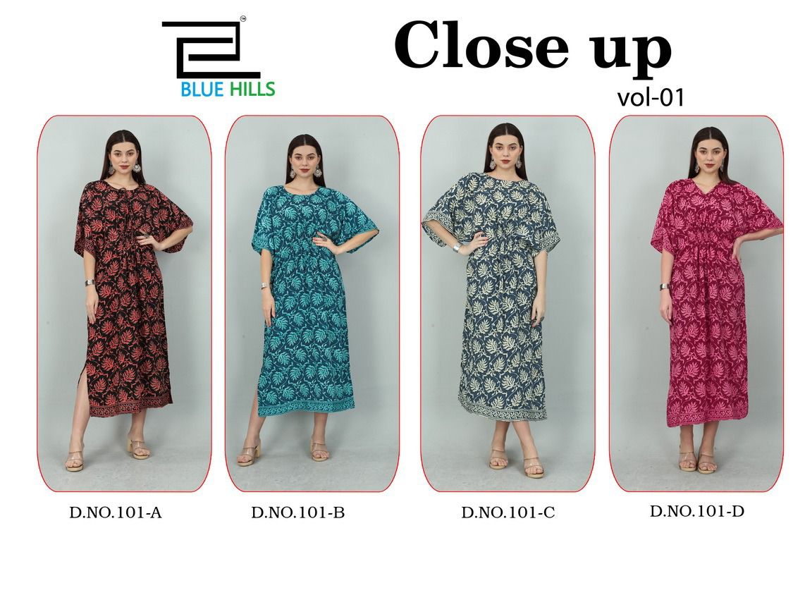 Close Up Vol 1 By Blue Hills Party Wear Kurtis Catalog