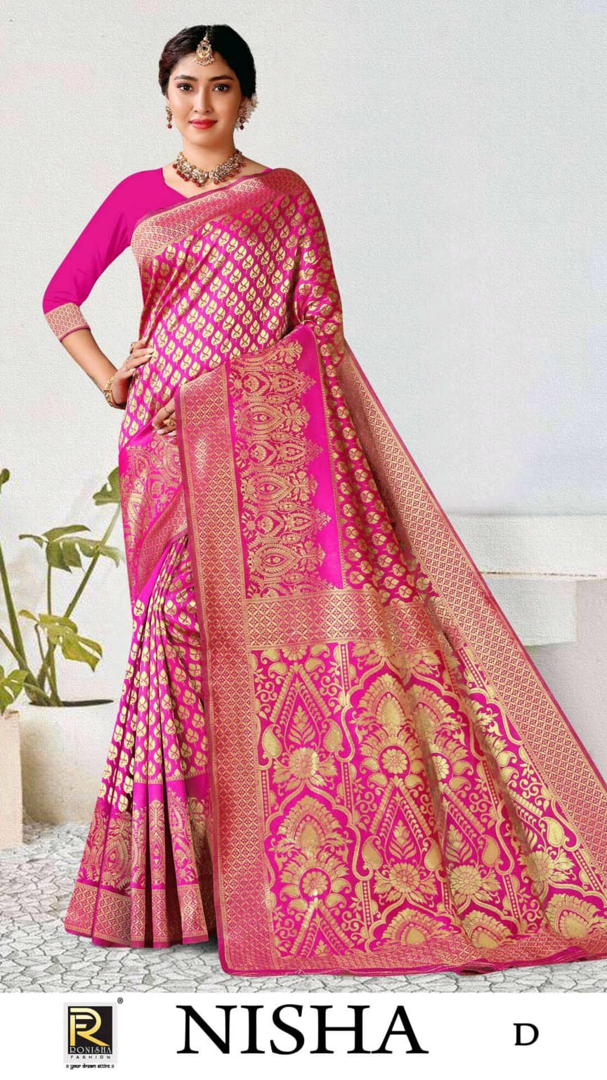 Nisha By Ronisha Colors Designer Sarees Catalog