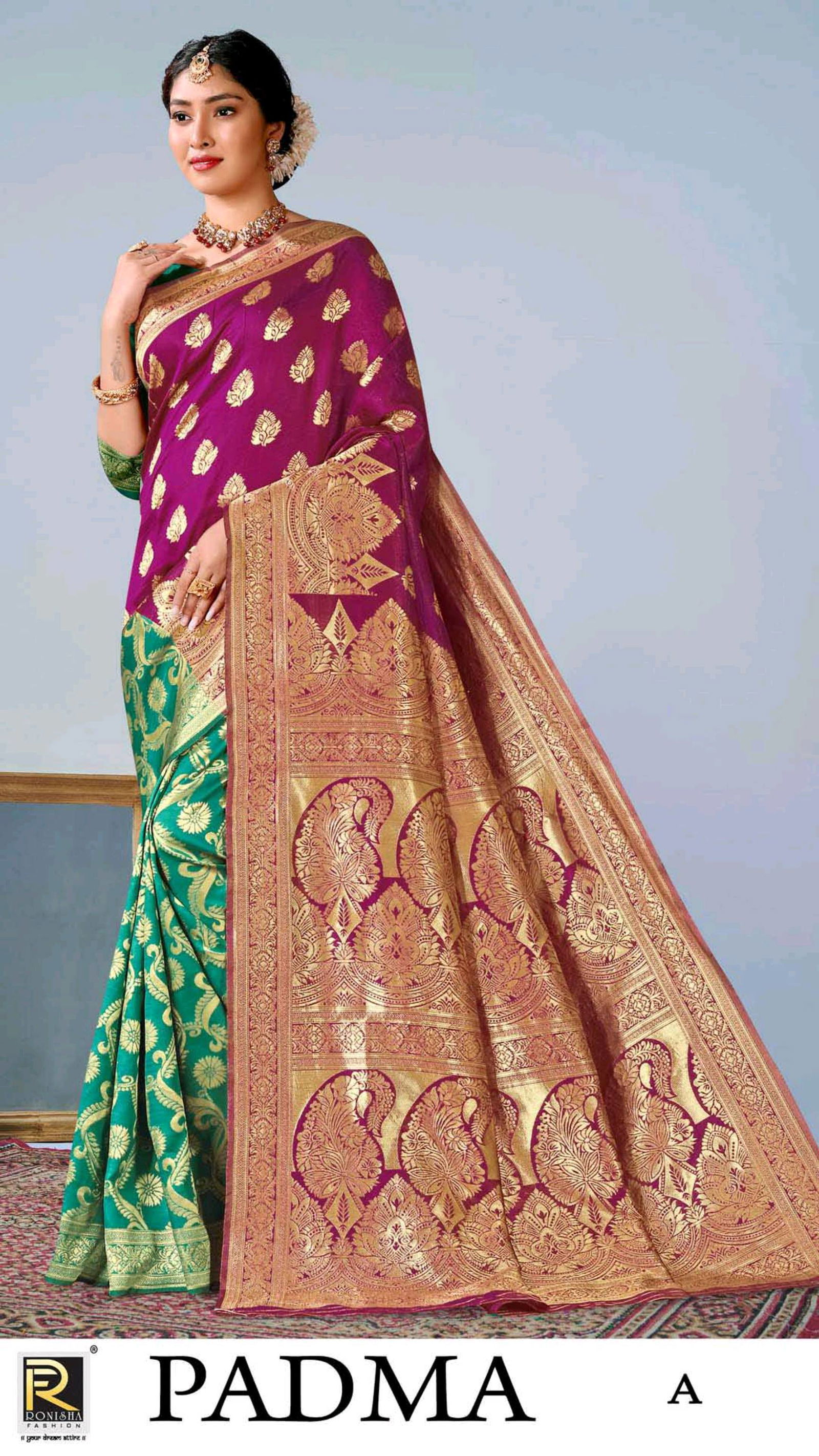 Padma By Ronisha Colors Silk Sarees Catalog