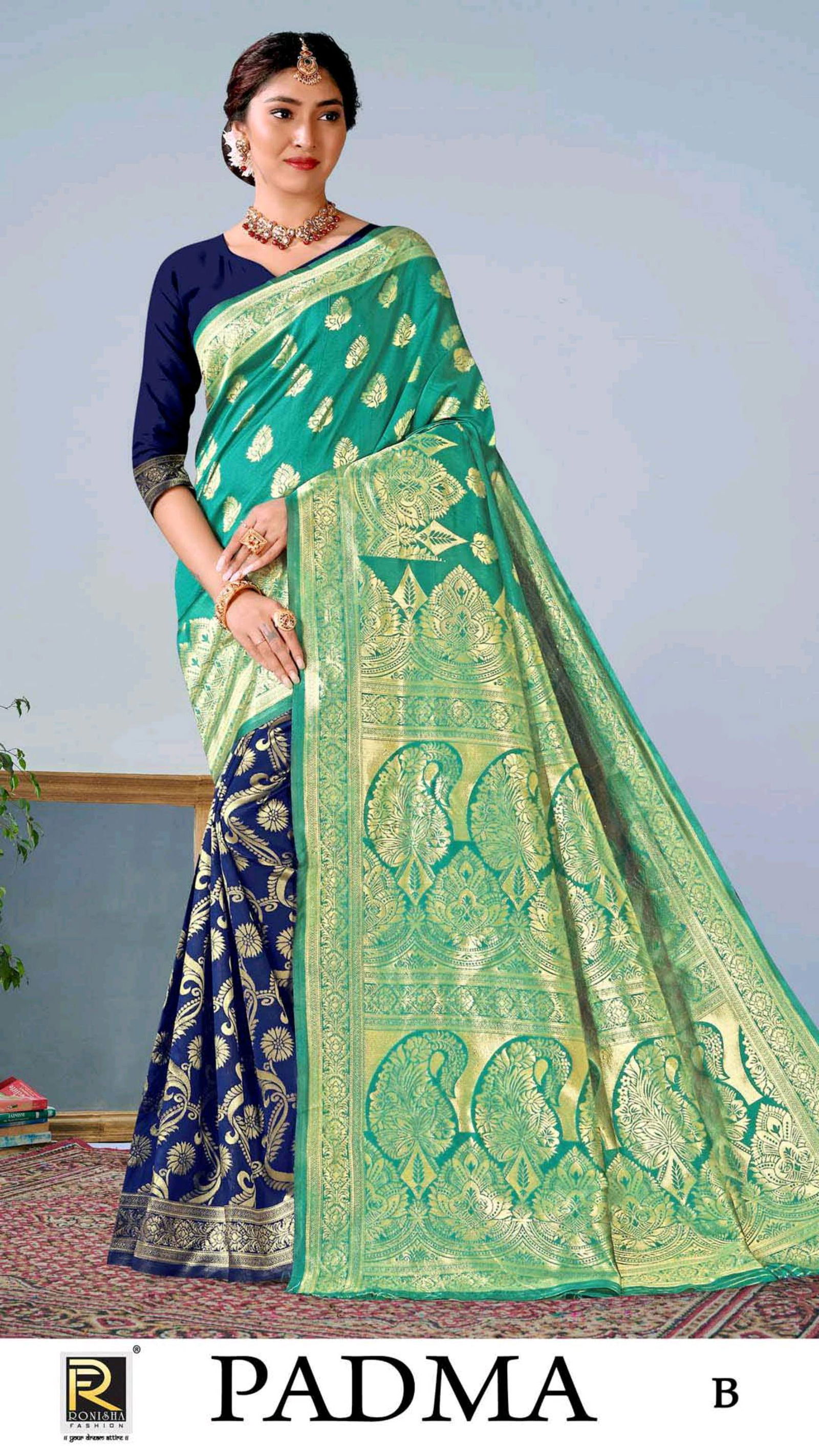 Padma By Ronisha Colors Silk Sarees Catalog