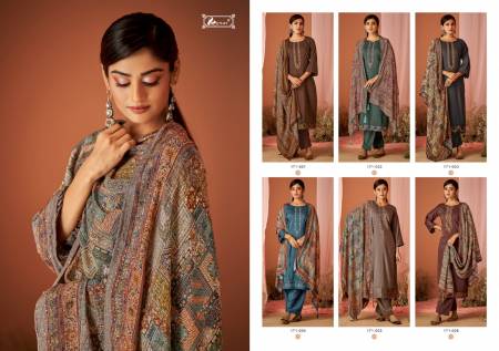 Chandani By Kesar 001-006 Dress Material Catalog