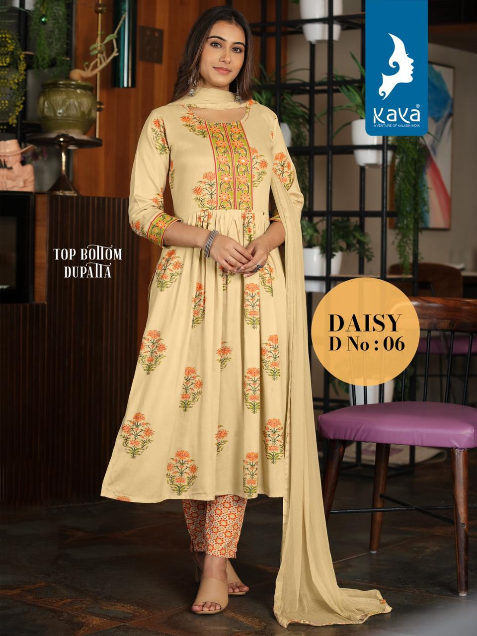 Daisy By Kaya 01-08 Readymade Salwar Suits Catalog