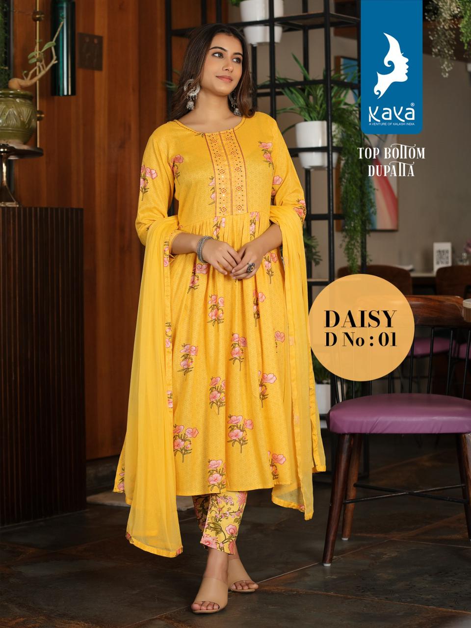 Daisy By Kaya 01-08 Readymade Salwar Suits Catalog