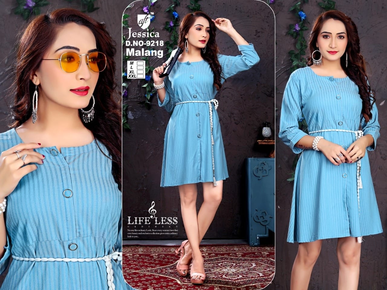 Aft Jessica Malang Short Party Wear Kurtis Catalog