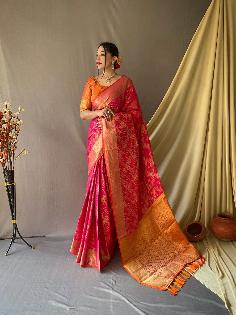 Patan Patola Colors Party Wear Sarees Catalog