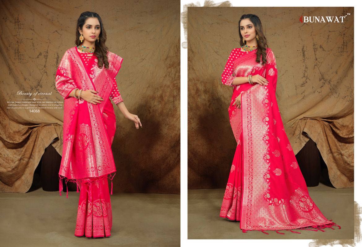 Amreeta By Bunawat 14067-14072 Wedding Sarees Catalog