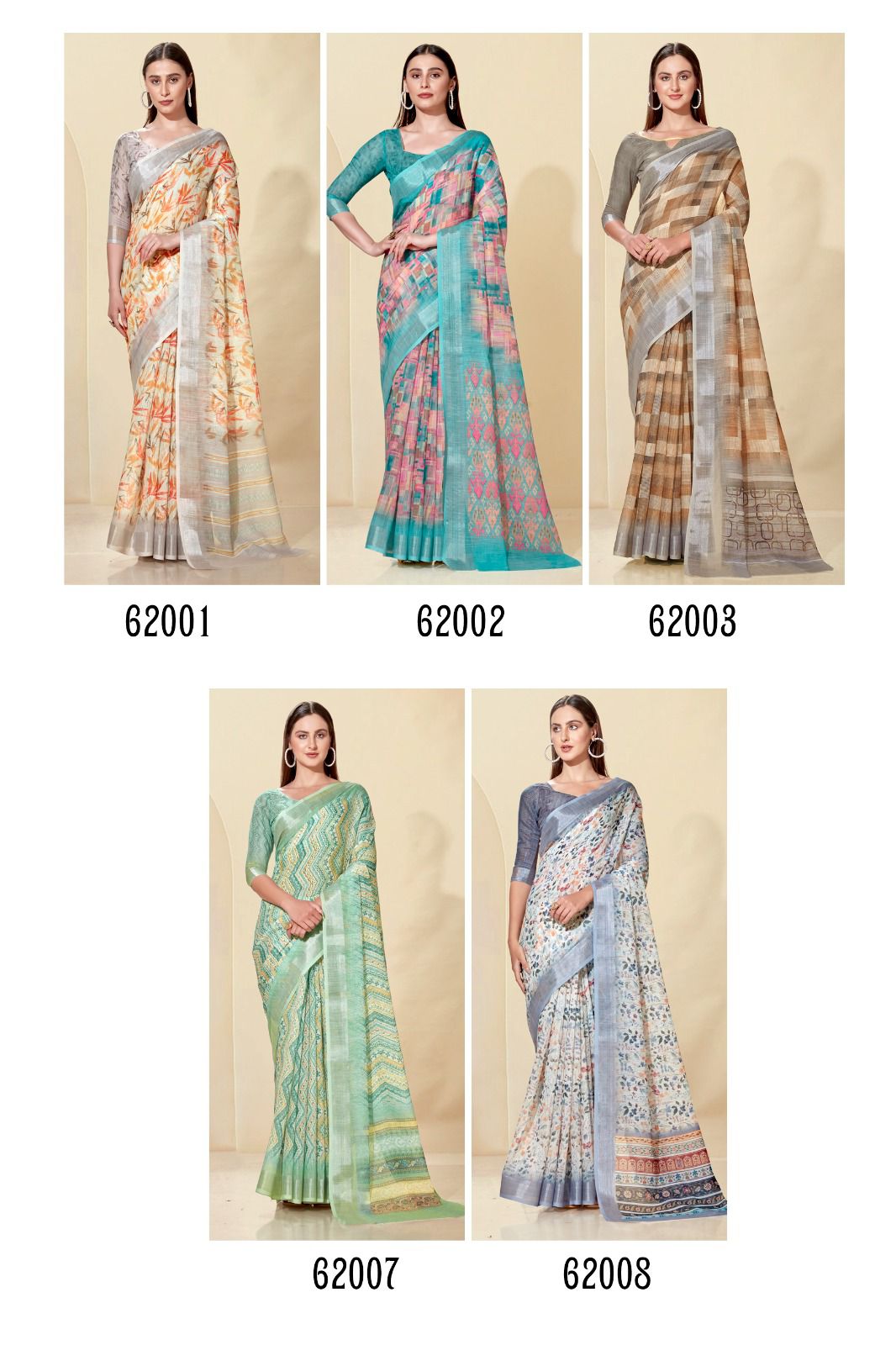 Kashvi Geetika By Lt 62001-62010 Printed Sarees Catalog