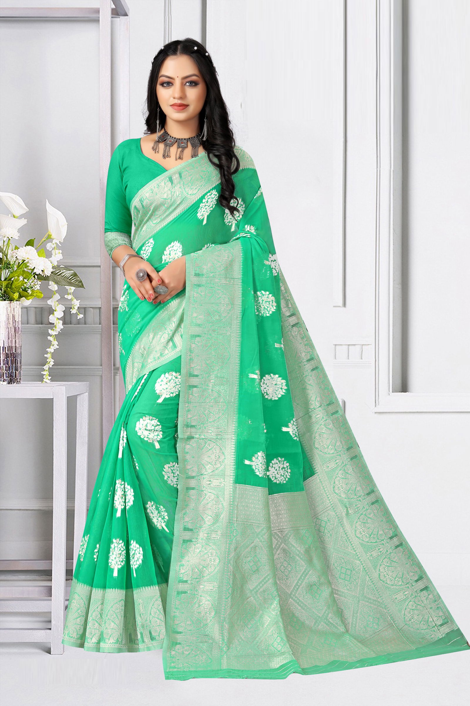 Cotton Vastra 3 By Saroj Party Wear Sarees Catalog