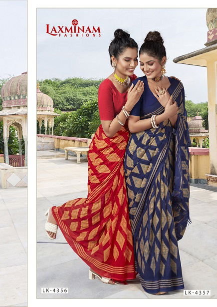 Laxminam Gems By Kalista Daily Wear Sarees Catalog