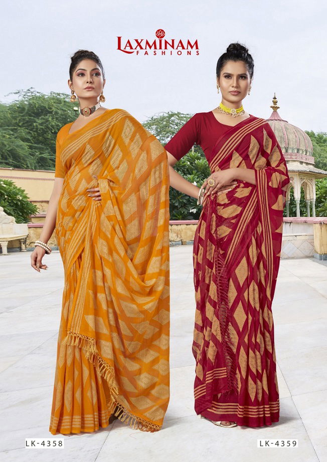 Laxminam Gems By Kalista Daily Wear Sarees Catalog