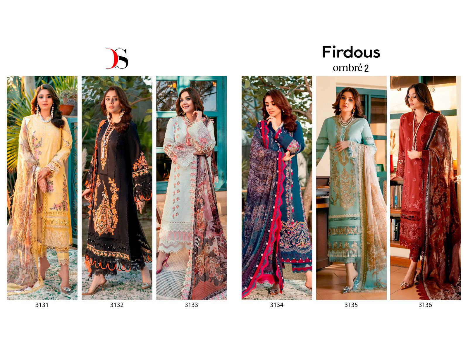 Deepsy Firdous Ombre 2 By Deepsy Suits Pakistani Suits Catalog