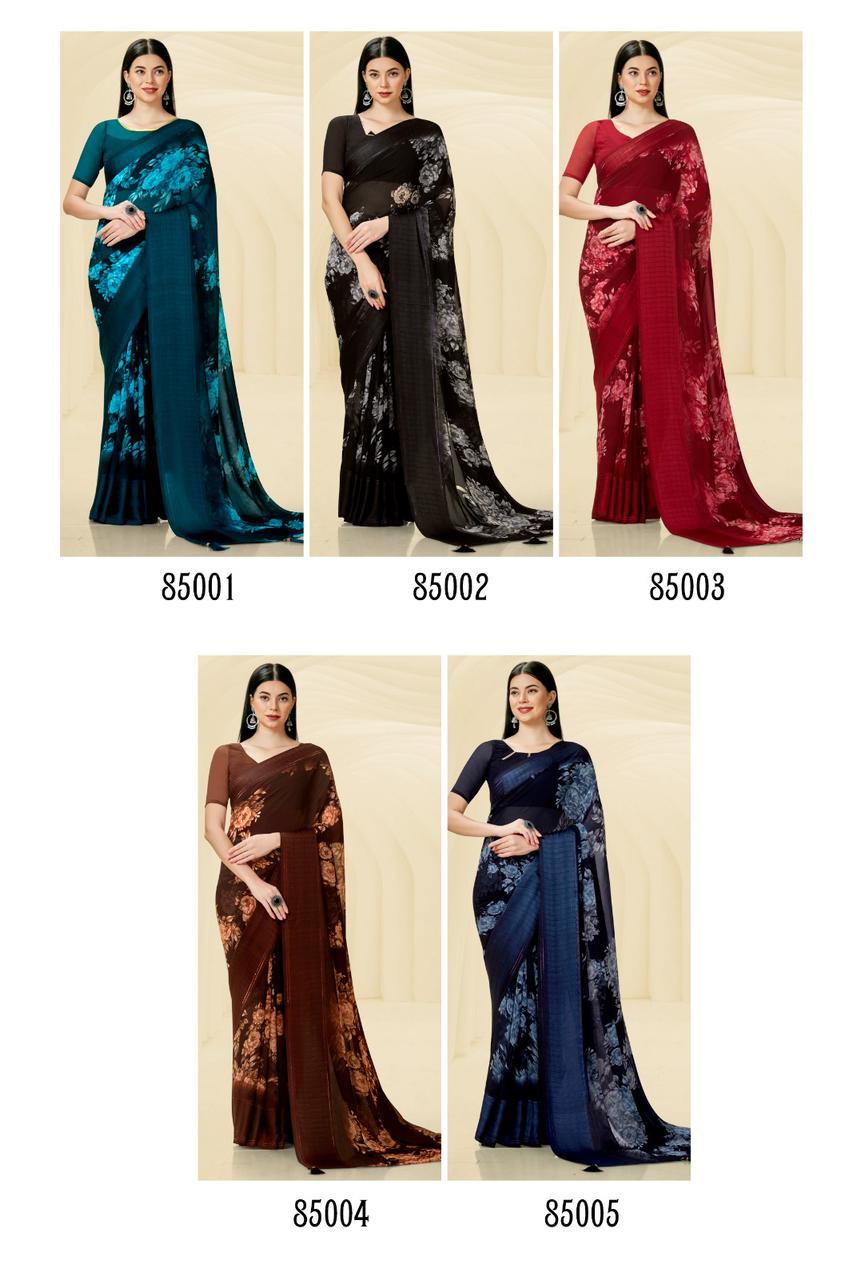 Adaa By Kashvi 85001-85008 Daily Wear Sarees Catalog