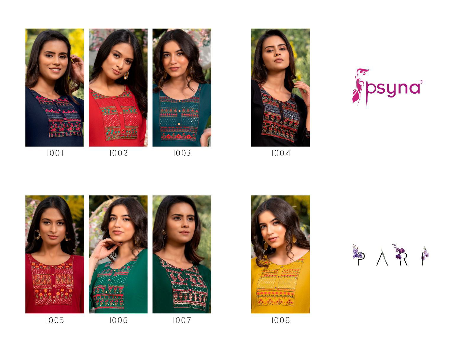 Pari Vol 10 By Psyna Designer Kurtis Catalog