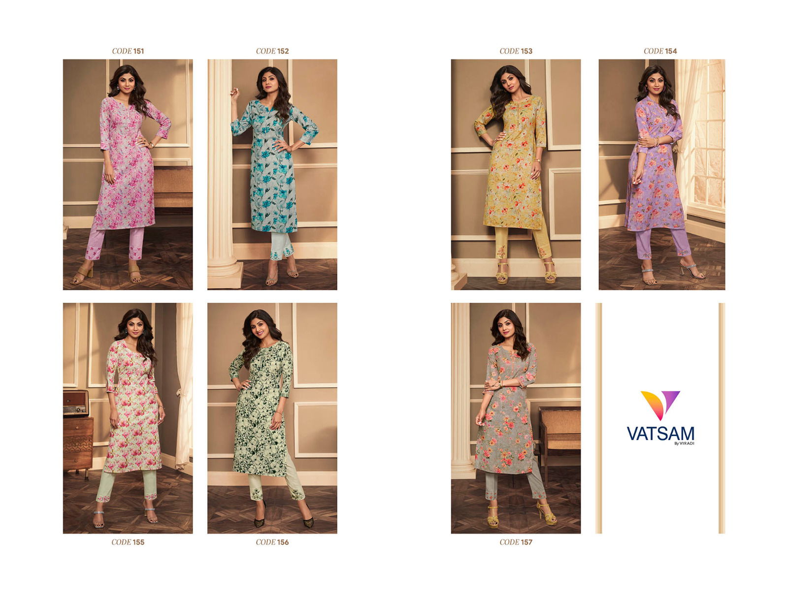 Shilpa By Vatsam Kurti With Bottom Catalog