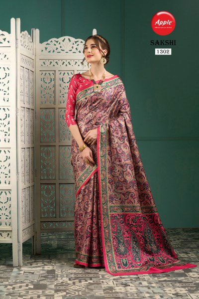 Sakshi Vol 13 By Apple Silk Saree Catalog