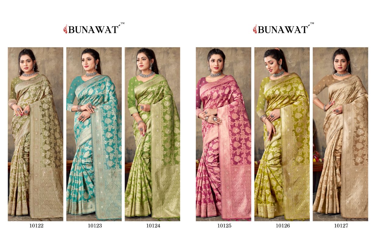 Kalash By Bunawat Color Set Party Wear Sarees Catalog