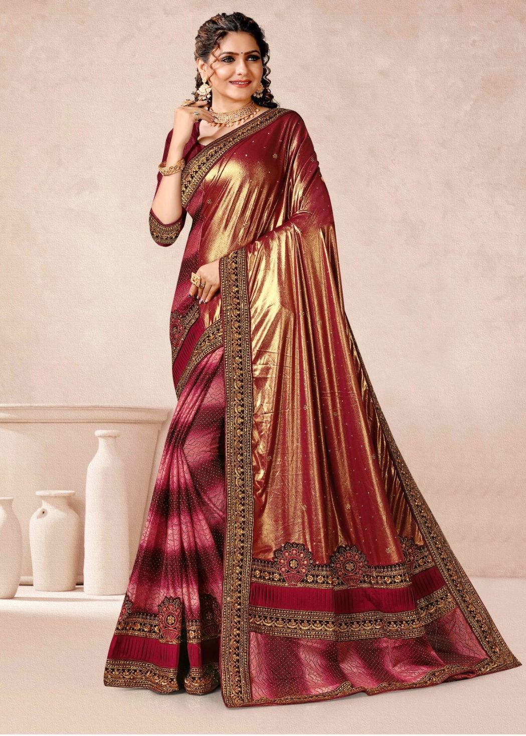 Wipro By Ronisha Color Set Designer Sarees Catalog