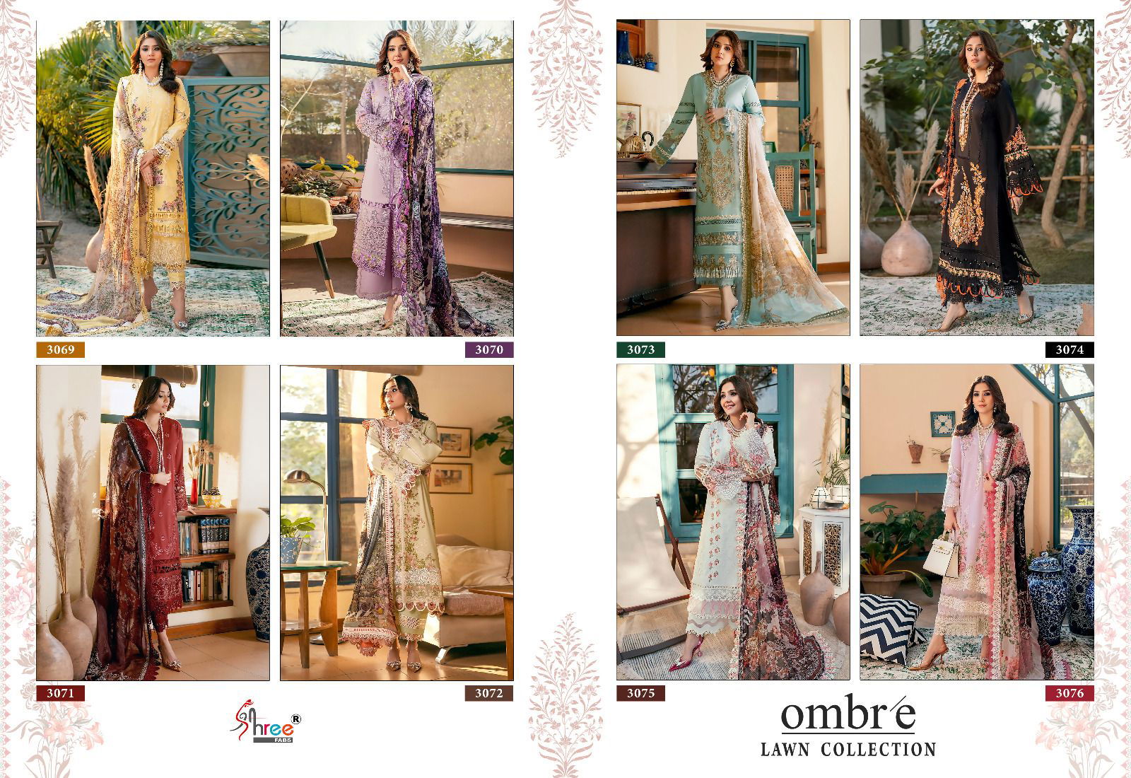 Ombre By Shree Designer Pakistani Suits Catalog