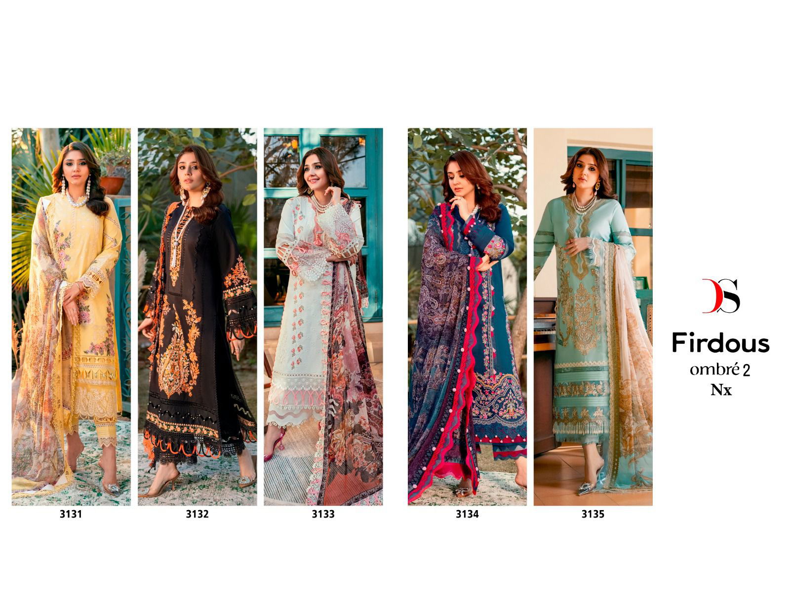 Firdous Ombre 2 Nx By Deepsy Cotton Salwar Suit Catalog