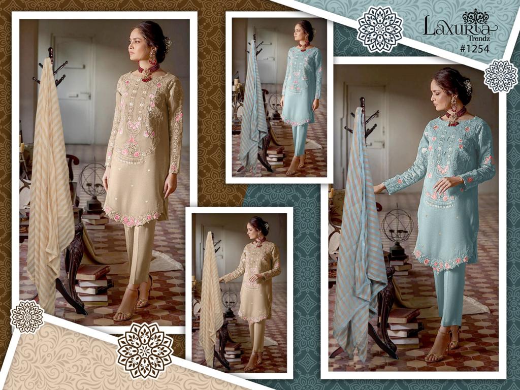 Laxuria Trendz 1254 Readymade Suit Catalog