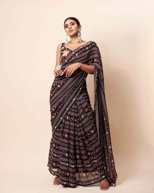 Bt 338 Georgette Saree Catalog