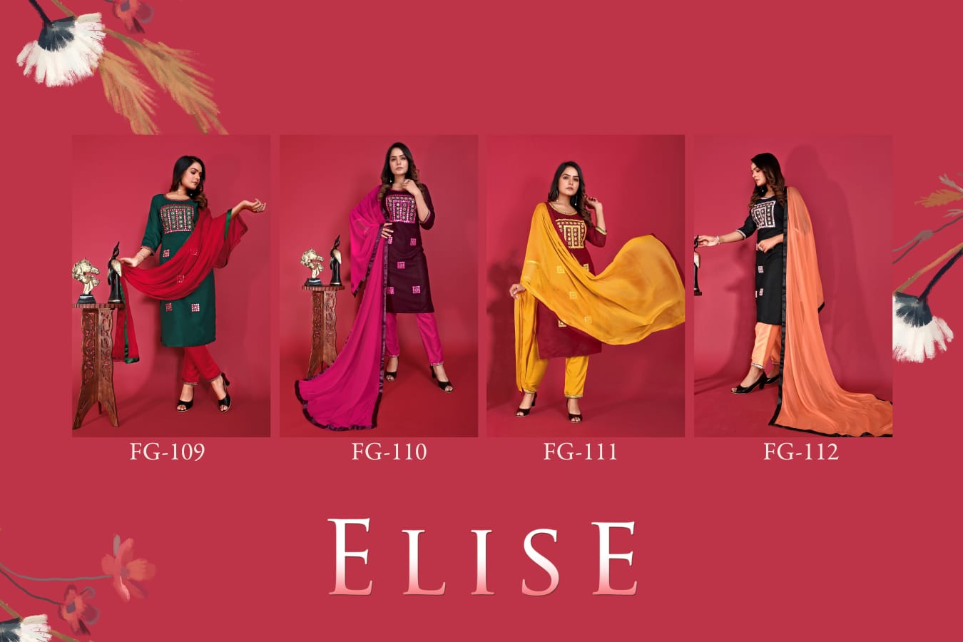 Fg Elise Casual Readymade Salwar Suit Catalog