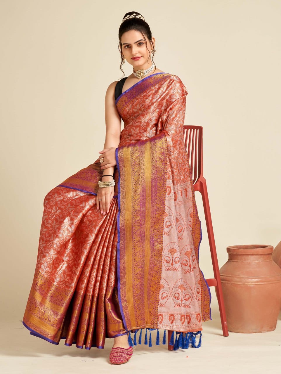 Maahi 98 Colors Banarasi Silk Sarees Catalog