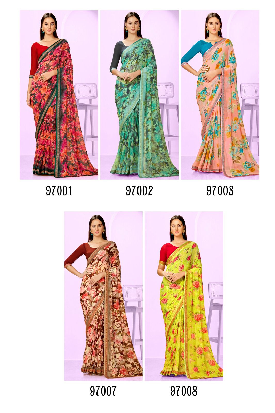 Kashvi Zubaida By Lt Fabric Georgette Sarees Catalog