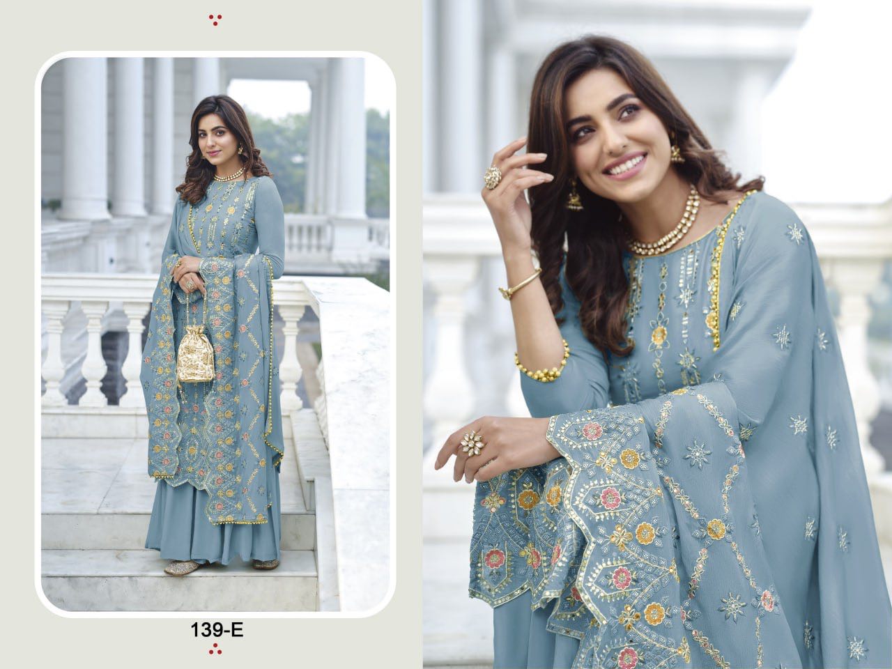 Aaina 139 Colors Georgette Suits Catalog