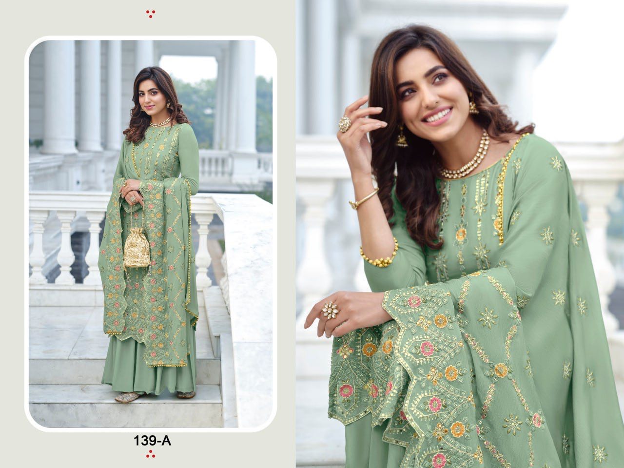 Aaina 139 Colors Georgette Suits Catalog