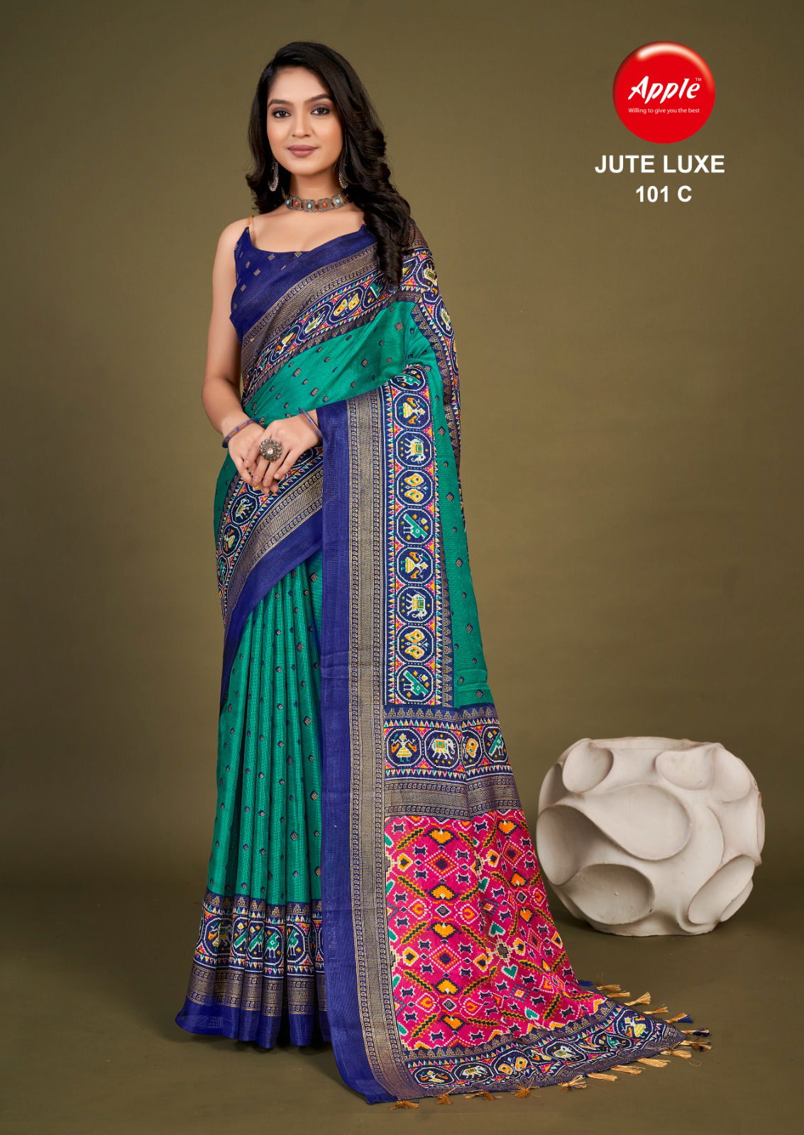 Jute Luxe 101 By Apple Silk Saree Catalog