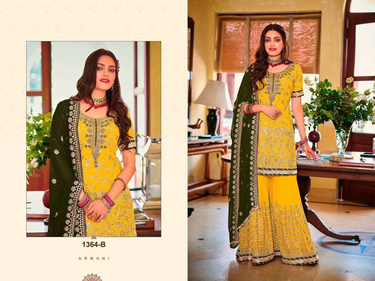 Armani 1364 Wedding Salwar Suits Catalog