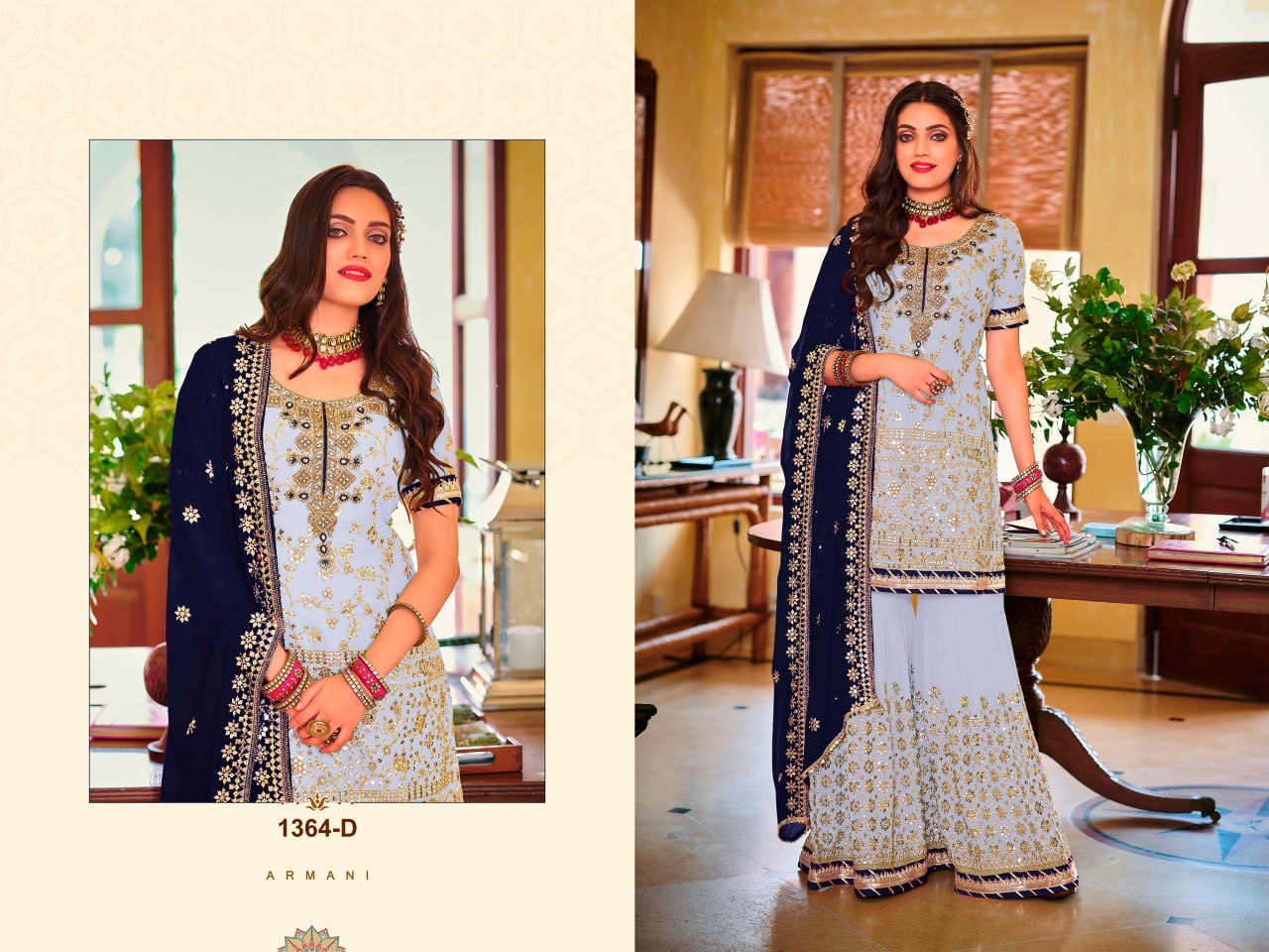 Armani 1364 Wedding Salwar Suits Catalog