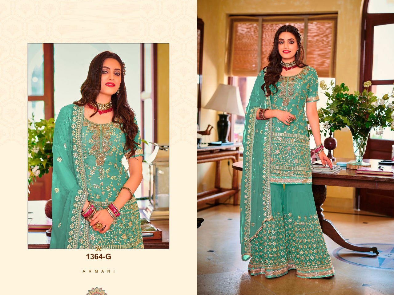 Armani 1364 Wedding Salwar Suits Catalog