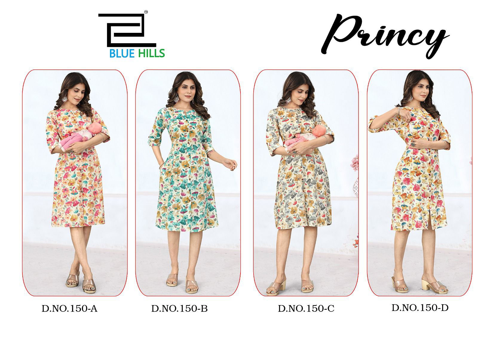 Princy By Blue Hills Printed Kurti Catalog