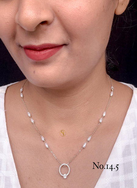 17 AD Diamond Fancy Pendant Chain Wholesale Price In Surat
