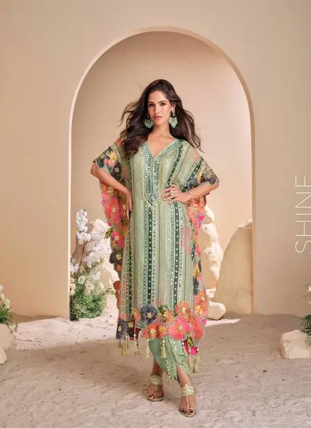 Jhoomar Nx By Sayuri Designer Viscose Kaftan With Tulip Wholesale In India