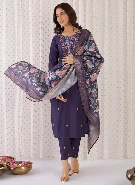 Indo Era 2557 Festive Wear Silk Kurti Bottom With Dupatta Wholesale Market In Surat With Price