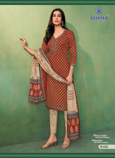  Miss India Vol 91 By Deeptex Cotton Printed Dress Material Wholesale Shop In Surat