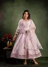 Tanyaa P 155 Cotton Embroidered Anarkali Style Kurta Sets Exports In India