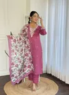 Liza 1 Chanderi Silk Fancy Kurti Bottom With Dupatta Wholesale Market In Surat With Price

