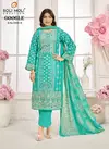 Roli Moli Google 1002 Semi Cambric Printed Dress Material Exporters In India