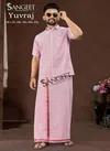 Sangeet Yuvraj Mens Silk Shirt With Vesti Bulk Orders In India