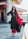 Mystic 9 Ayesha Vol 1 Rayon Dobby Kurti Bottom With Dupatta Wholesale Online
