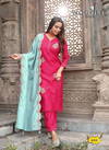 Saugaat Viscose By Wooglee Weaving Kurti Bottom With Dupatta Exporters In India