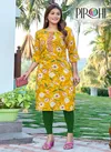 Siri 2 By Pirohi Rayon Foil Printed Straight Kurti Bulk Orders In India